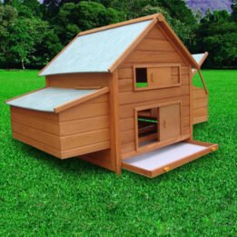 Wooden pet house Double Layer Chicken Cages Large Hen House gmtpet.com