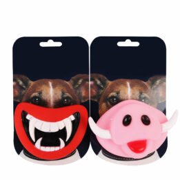 Squeak Chewing Funny Teeth Pig Nose Joke Prank Custom Vinyl Toy Pet Teething Toys For Halloween Toy gmtpet.com