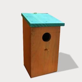 Wooden bird house,nest and cage size 12x 12x 23cm 06-0008 gmtpet.com