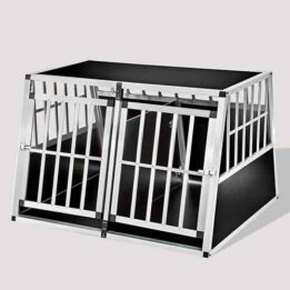 Large Double Door Dog cage With Separate board 06-0778 gmtpet.com