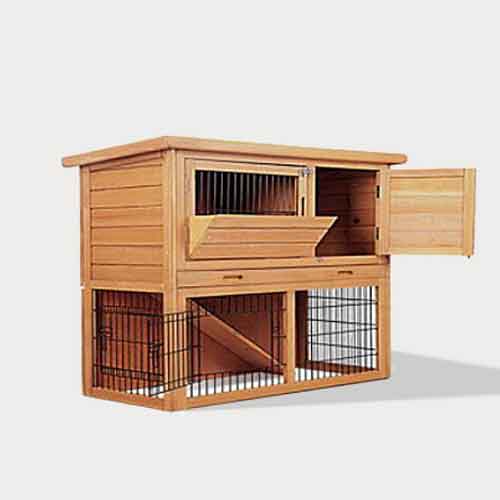 Wooden Rabbit Cage pet cage house Size 92cm 06-0789 Rabbit Cage & Wood, Wooden Rabbit House cat beds