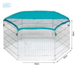 Large Playpen Large Size Folding Removable Stainless Steel Dog Cage Kennel 06-0112 gmtpet.com