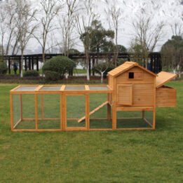 Chinese Mobile Chicken Coop Wooden Cages Large Hen Pet House gmtpet.com