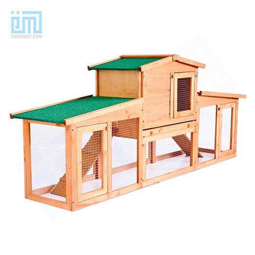 GMT60005 China Pet Factory Hot Sale Luxury Outdoor Wooden Green Paint Cheap Big Rabbit Cage Chicken Cage: Wooden Hen Coop Egg House pet cage