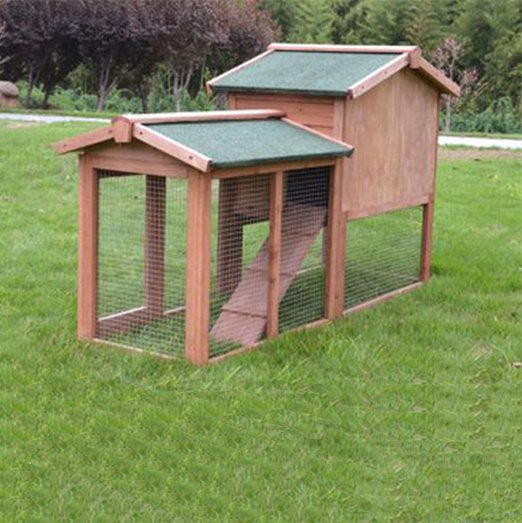 Outdoor Wooden Pet Rabbit Cage Large Size Rainproof Pet House 08-0028 gmtpet.com