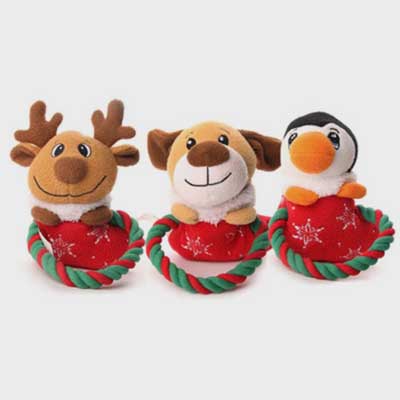 Christmas Pet Toy: Plush Interactive Santa Claus 06-1305 Pet Toys: Pet Toys Products, Dog Goods 2020 dog toy