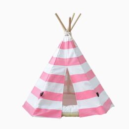 Canvas Teepee: Factory Direct Sales Pet Teepee Tent 100% Cotton 06-0943 gmtpet.com