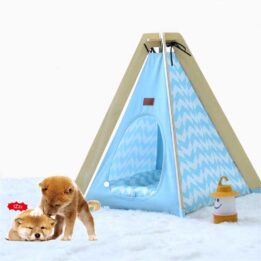 Animal Dog House Tent: OEM 100%Cotton Canvas Dog Cat Portable Washable Waterproof Small 06-0953 gmtpet.com