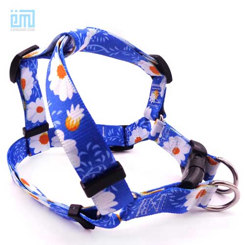 Wholesale cute military printing fabric tactical pet dog harness 06-1476-(G)