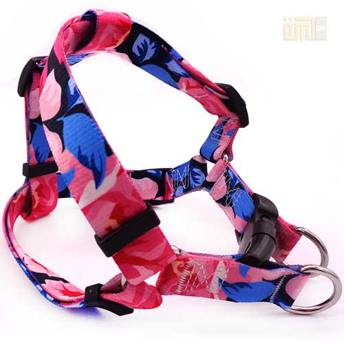 Wholesale cute military printing fabric tactical pet dog harness 06-1476 Dog Harness: Collar & Pet Harness Factory custom dog harness