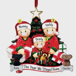 DIY Personalise Family Christmas Tree PVC Decorations Tree gmtpet.com