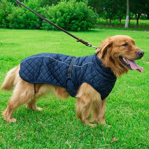 Outdoor Custom Stripe Pet Dog Coat Reflective Waterproof Winter Warm Dog Jacket Clothes 06-1597 Dog Clothes: Shirts, Sweaters & Jackets Apparel Outdoor Custom Stripe Pet Dog Coat Reflective Waterproof Winter Warm Dog Jacket Clothes