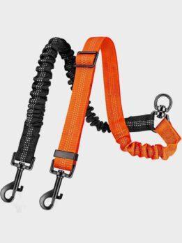 Manufacturers of direct sales of large dog telescopic elastic one support two anti-high quality dog leash 109-237011 gmtpet.com