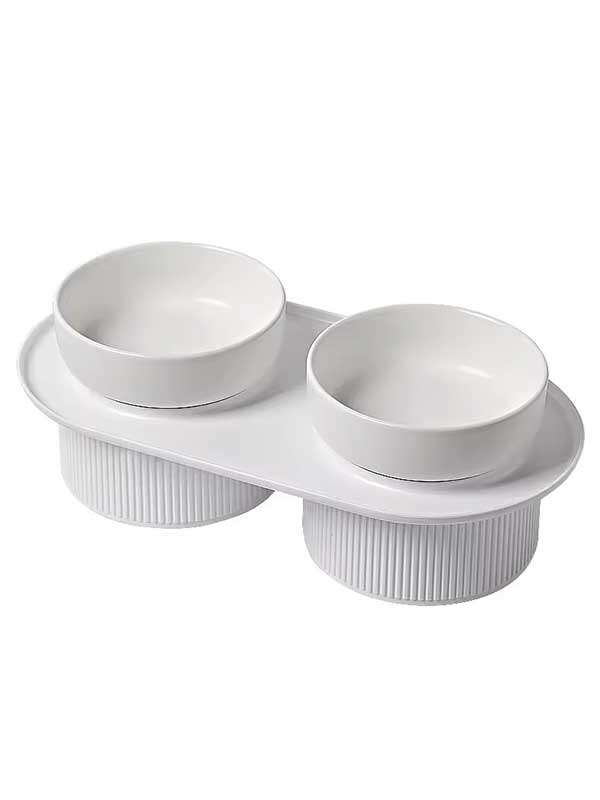 Tigela dupla de cerâmica para gatos com proteção de pescoço alto e pernas altas 123-12009 Pet Products Factory, OEM Manufacturer, Supplier, Agent gmtpet.com pvc dog feeder bowl, bowls dog bone shaped pet feeder bowl, feeder bowl for pig, puppy feeder bowl, metal pet feeders bowls, enclosed cat feeder bowl, vibrating feeder bowl, multipurpose vibratory feeder bowls, animal feeders bowls, eco friendly feeder bowl, vibratory feeder bowl, durable pet dog feeder bowl, pigeon bowl feeder bowl, feeder bowl stainless,