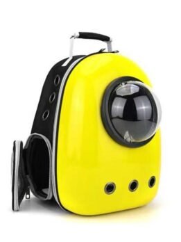 Yellow upgraded side opening cat backpack 103-45013 gmtpet.com