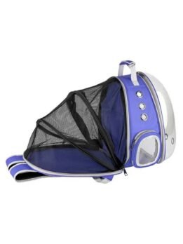 Purple Transparent Pet Bag Space Capsule Pet Backpack 103-45067 gmtpet.com