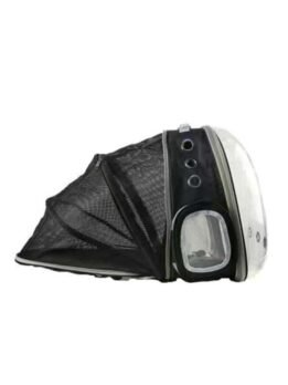 Black Transparent Pet Bag Space Capsule Pet Backpack 103-45072 gmtpet.com