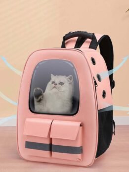 Safety reflective strip pet cat school bag backpack for cats and dogs 103-45087 gmtpet.com