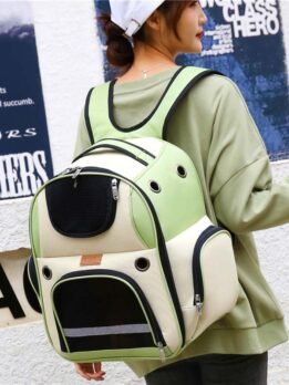 Wholesale OEM Oxford cloth pet backpack backpack cat school bag breathable cat backpack 103-45089