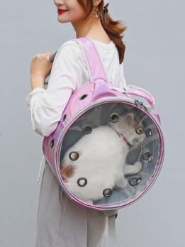 PU Transparent pet bag Cat bag backpack 103-45091 gmtpet.com