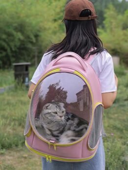 Oxford Transparent Pet Bag Cat bag Backpack 103-45096 gmtpet.com