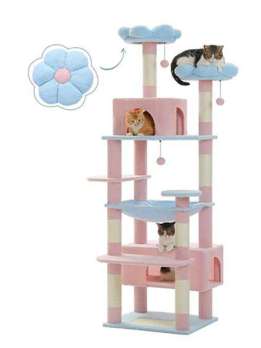 72-Inch Blue Flower Indoor Cat Tower with Steel Frame Hammock 7 Scratching Posts 2 Condos Perches Wood Material Carton Packed 105-62090 Pet Products Factory, OEM Manufacturer, Supplier, Agent gmtpet.com cat trees scratcher, bog cat tree, cat tower tree dropshipping, mushroom cat tree, purple cat tree, cat trees and scratching post, cat tree house, cat climbing tree house tower, minimalistic cat tree, cheese cat trees, cat tree tower large, cat christmas tree, cat-tree-dropshipping, cat tree for indoor cats, cat tree custom, wall-mounted cat tree, cat tree real wood, tree for big cats, wholesale cat trees, cat tree dropshipping, high quality cat tree, plastic cat tree, tree for cats 140cm, cat tree forest, custom cat tree tall, rope for cat tree, fabric for cat tree, rattan cat tree, luxury cat tree massive, simple cat tree, cat tree modern, cat tree cute, mau cat tree, cat tree wall, cat tree castle, large cat tree tower, high cat tree, 54 cat tree, cherry blossoms cat tree, cat tree 1 pieces, magic forest cat tree, cat tree house free shipping, modern wooden luxury cat tower tree, wooden cat furniture tree cat, basket cat tree, indoor stimulation tree for cats, luxury pet wooden cat tree, cute cat tree, cat tree with leaves, bookcase cat tree, real wood cat tree, pink cat tree, cat wooden tree, small cat trees, palm cat tree, luxury cat tree house, large cat tree house, cactus cat tree, lidl cat trees, cat tree parts, cat tree xl, cat wood tree, tree cat scratcher, flower cat tree, cat tree,