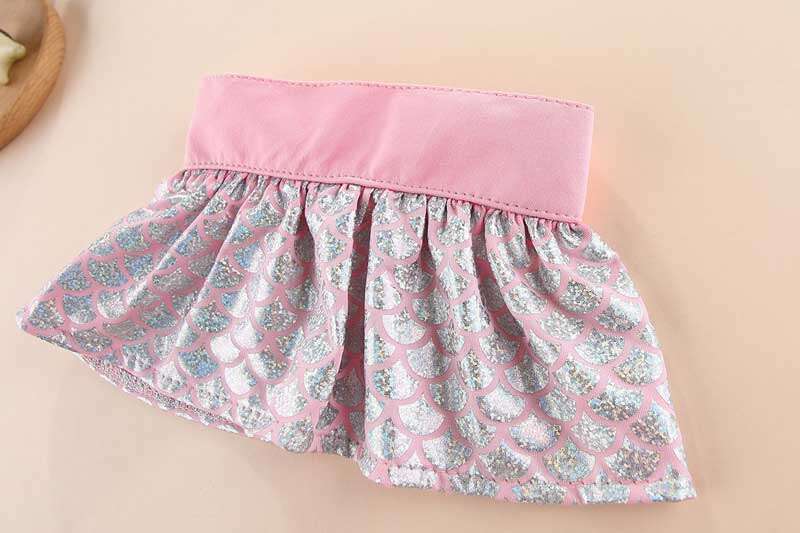 Summer Pet Clothing Pet Bikini Set Swimsuit Teddy Beach Cloth Doll Cat Dog Clothes Pet Swimwear