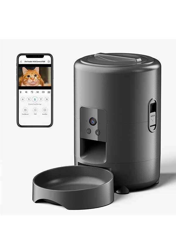 wholesale 2L Small Round Pet Smart Feeder Direct Pet products factory Manufacturer and Supplier Agent 131-23509 Pet Products Factory, OEM Manufacturer, Supplier, Agent gmtpet.com Wholeasle Amazon food feeder double meal feeder pet smart feeder