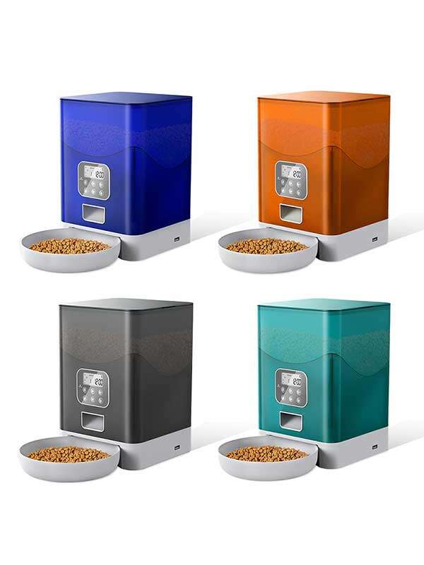 Pet Factory OEM Wholesale 3L 4LBlue Deep Gray Yellow Cyan Crystal Stone APP Remote Pet Dog Cat Smart Feeder 131-23511 Pet Products Factory, OEM Manufacturer, Supplier, Agent gmtpet.com Factory Wholesale 3L 4L Crystal APP Remote Pet Dog Cat Smart Feeder