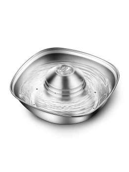 Wholesale OEM 2.6L Silver Stainless Steel Pet Water Dispenser Cat Water Feeder Dog Water Dispenser 120-3304 Pet Products Factory, OEM Manufacturer, Supplier, Agent gmtpet.com OEM ODM Wholesale stainless steel pet cat dog water dispenser Fountain