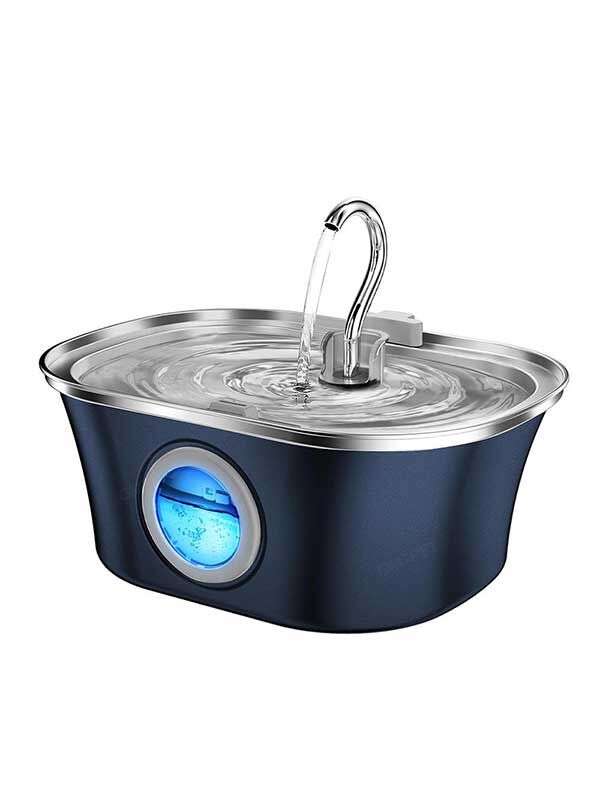 Wholesale 3.2L Stainless Steel Pet Water Dispenser Cat Water Feeder Dog Water Dispenser 120-3329 Pet Products Factory, OEM Manufacturer, Supplier, Agent gmtpet.com OEM ODM Wholesale stainless steel pet cat dog water dispenser Fountain