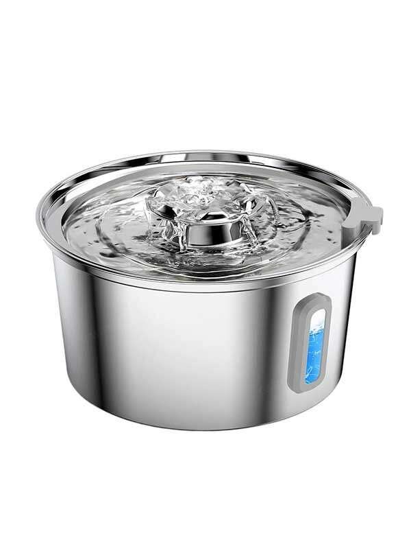 Wholesale 3.2L Stainless Steel Pet Water Dispenser Cat Water Feeder Dog Water Dispenser 120-3360 Pet Products Factory, OEM Manufacturer, Supplier, Agent gmtpet.com OEM ODM Wholesale stainless steel pet cat dog water dispenser Fountain