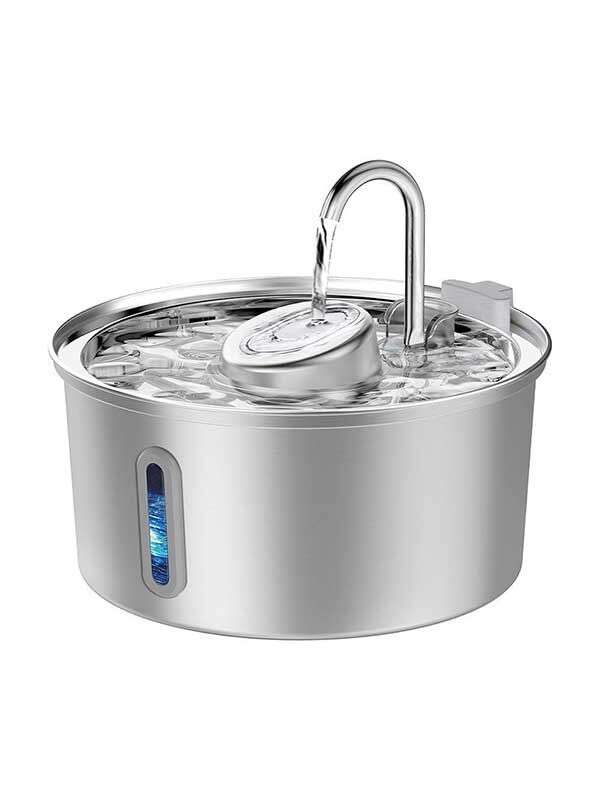 Wholesale 3.2L Stainless Steel Pet Water Dispenser Cat Water Feeder Dog Water Dispenser 120-3368 Pet Products Factory, OEM Manufacturer, Supplier, Agent gmtpet.com OEM ODM Wholesale stainless steel pet cat dog water dispenser Fountain