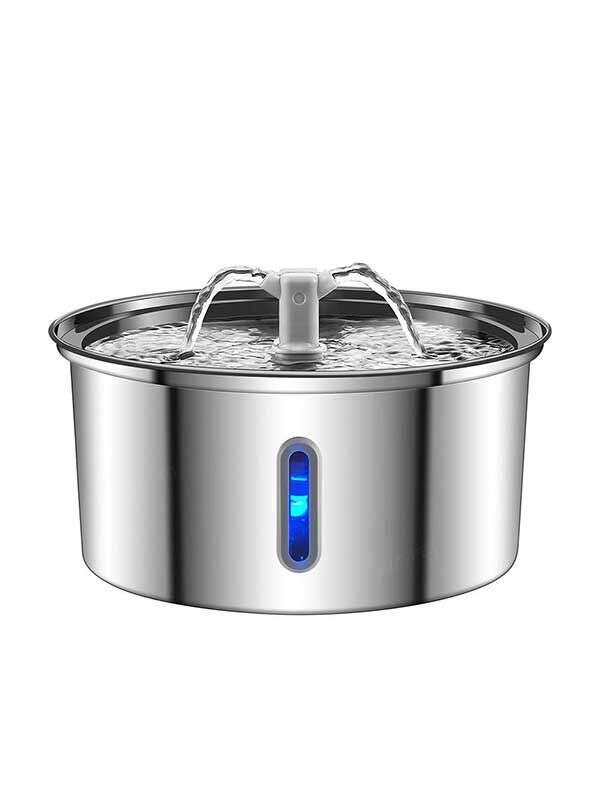 Wholesale 3.2L Stainless Steel Pet Water Dispenser Cat Water Feeder Dog Water Dispenser 120-3372 Pet Products Factory, OEM Manufacturer, Supplier, Agent gmtpet.com OEM ODM Wholesale stainless steel pet cat dog water dispenser Fountain